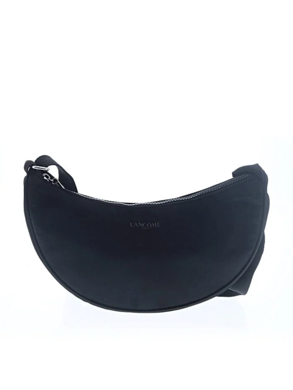 Lancôme Black Crescent Crossbody Bag